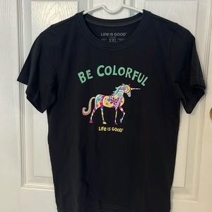Black Life is Good Be Colorful unicorn shirt